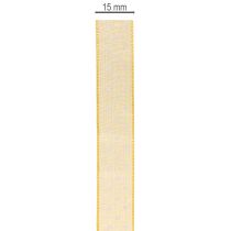 Itens Fita de presente com estampa de bolinhas, o toque final perfeito para embalagens e caixas de presente, 1,5 cm de largura, 20 m de comprimento.