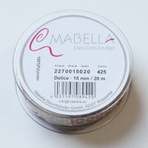 Itens Fita de presente com bolinhas para decorações de casamento elegantes e embalagens criativas, 1,5 cm de largura, 20 m de comprimento.