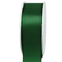 Itens Fita para presente e decoração 40mm x 50m verde escuro