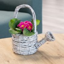 Itens Regador decorativo com um elegante design trançado para uma decoração de casa sofisticada, 26 cm