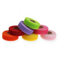 Fita quadriculada 3cm x 10m colorida 7pçs