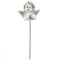 Itens Decoração de túmulo anjo em palito para arranjo 5,5 cm 4 unidades