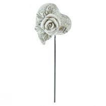 Itens Plugue grave coração memorial plug rosa pedra fundida 5,5 cm 6 unidades