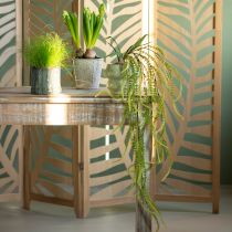Itens Planta artificial de painço verde para decoração suspensa elegante, um toque de estilo para o ambiente, 114 cm