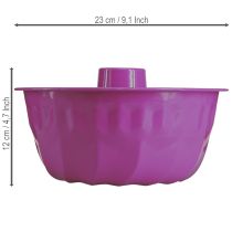 Itens Forma de bolo Bundt, metal, forma decorativa para bolo, roxa, Ø23cm, A12cm