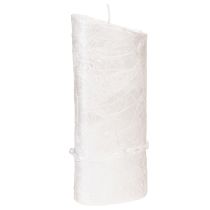 Itens Vela de casamento, vela de casamento prateada, vela branca 210/85mm