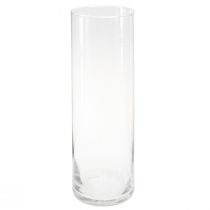 Itens Vaso de vidro alto vaso de flores cônico vidro 30cm Ø10,5cm