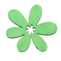 Madeira espalhada com flores em cores variadas Ø4cm 72pcs