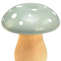 Itens Cogumelos de madeira cogumelos decorativos agáricos mosca de madeira verde hortelã 5cm 8 un
