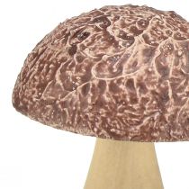 Itens Cogumelos de madeira cogumelos decorativos decoração de mesa outono marrom natural 5×6cm 8 un