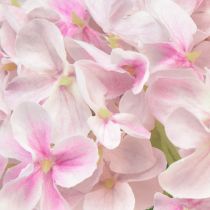 Itens Hortênsia artificial rosa claro flor artificial de jardim 65cm
