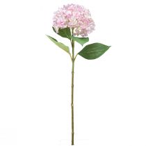 Itens Hortênsia artificial rosa claro flor artificial de jardim 65cm