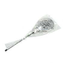 Itens Aniversário número 25 prata Ø8cm 10 unidades