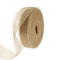 Fita de juta natureza 5cm 40m