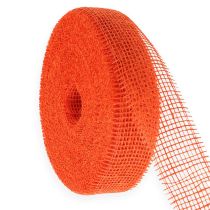 Itens Fita de juta laranja, 5 cm de largura, 40 m de comprimento