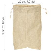 Itens Sacola de juta 20×10cm A30cm Sacola para presente