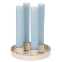 Itens Castiçais magnéticos para velas cônicas grossas (4 cm), 4 peças