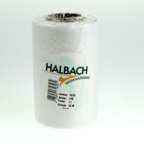 Itens Fita branca para guirlanda, 150 mm, 25 m