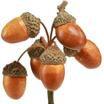 Itens Bolotas artificiais em arame para decoração de guirlanda de outono 3cm 6 peças