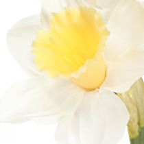 Itens Narcisos artificiais flores de seda narciso branco 40cm 3 un