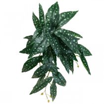 Begônia Artificial Planta Artificial Verde, Verde Escuro 42×28cm