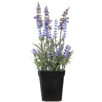 Itens Lavanda artificial em vaso plantas artificiais floridas 25cm