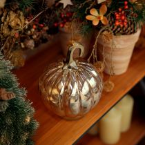 Itens Decoração de abóbora em vidro decoração de mesa em vidro abóbora laranja Ø14cm H18cm