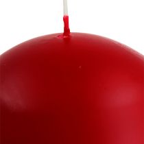 Velas esféricas 60mm vermelhas 16 unidades