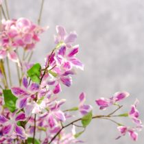 Itens Ramo de Clematis Artificial, Decoração de Mesa Duradoura, 110cm, 3 Peças