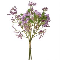 Itens Buquê de flores artificiais, flores de seda, roxas, decorativas, 51 cm