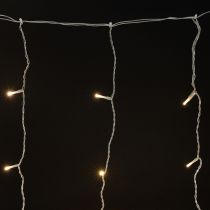 Itens Cortina de luz 120 LED corrente de luz branco quente 100×180cm