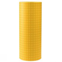 Itens Cuff papel lenço de papel flor papel amarelo cheque 25cm 100m