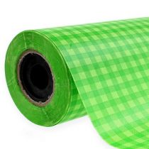 Cuff papel 37,5cm 100m pode verde check