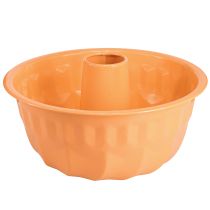 Itens Forma decorativa de metal para bolo Bundt laranja Ø23cm A12cm