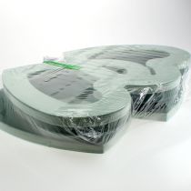 Itens Espuma floral úmida duo coração 37cm com ventosa 2 peças