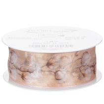 Itens Fita de organza, flores de algodão, fita decorativa, rosa, 40mm, 15m
