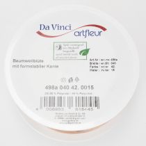 Itens Fita de organza, flores de algodão, fita decorativa, rosa, 40mm, 15m