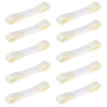 Itens Fita decorativa para presente, fita creme, fita de orla 15mm 3m, 10 peças