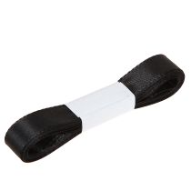 Itens Fita decorativa para presente, fita preta, orla 15mm 3m, 10 unidades
