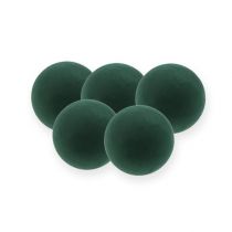 Bola de espuma floral mini verde escuro Ø9cm 10 unidades