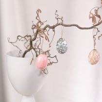 Itens Enfeites de ovos de Páscoa como ideias decorativas. Acessórios encantadores para decoração de Páscoa, 6 cm, 6 peças.