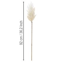 Itens Capim-dos-pampas branco, grama artificial seca, plantas artificiais