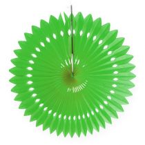 Itens Flor de papel favo de mel verde Ø40cm 4 unidades