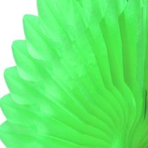 Itens Flor de papel favo de mel verde Ø40cm 4 unidades