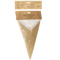 Itens Luzes de Natal em formato de estrela, decoração de estrela de papel, festiva e elegante.