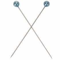 Itens Broches com cabeça de pérola turquesa, Ø6mm, 65mm