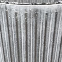 Itens Vaso de plantas, vaso decorativo com alças, vaso de metal para plantio Ø25,5cm