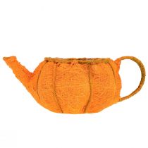Itens Vaso abóbora decoração laranja amarelo-verde Ø19cm H12cm