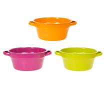 Itens Vaso de metal, design original para espaços sofisticados e decoração elegante, 17 cm, conjunto de 3 peças.