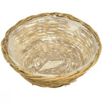 Itens Vaso redondo com decoração de trepadeira natural, Ø35cm A12cm